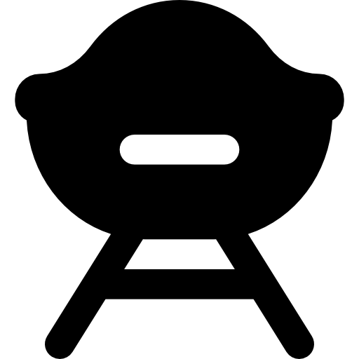 cadeira Basic Black Solid Ícone
