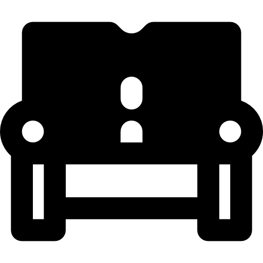 sofá Basic Black Solid icono