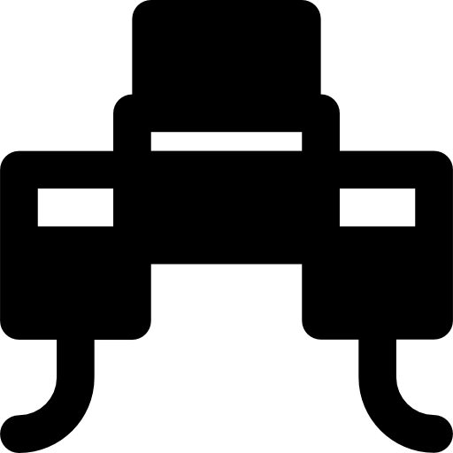 Desk Basic Black Solid icon