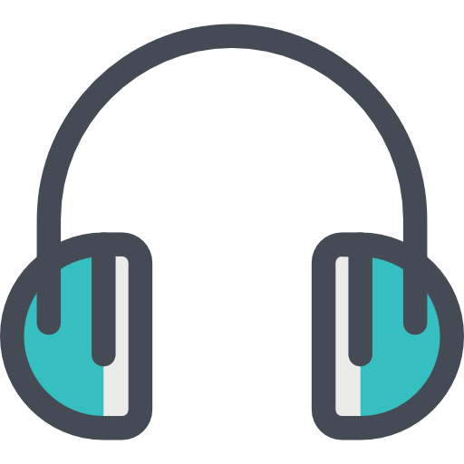 Headphone Sergei Kokota Lineal Color icon