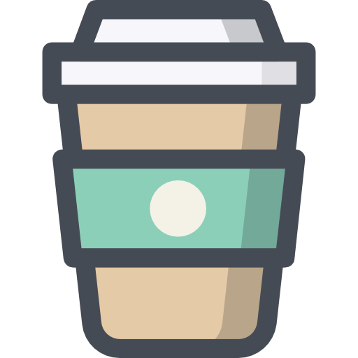 taza de café Sergei Kokota Lineal Color icono