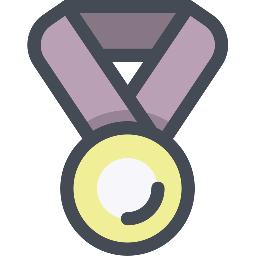 medaille Sergei Kokota Lineal Color icoon