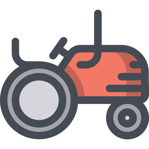 Tractor Sergei Kokota Lineal Color icon