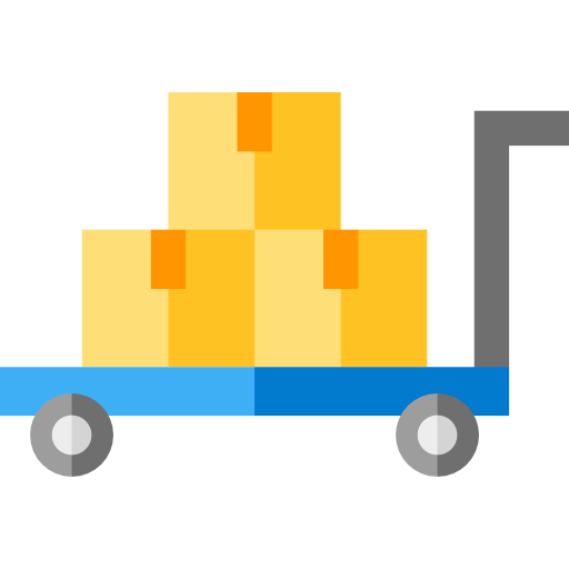 logistiklieferung Basic Straight Flat icon
