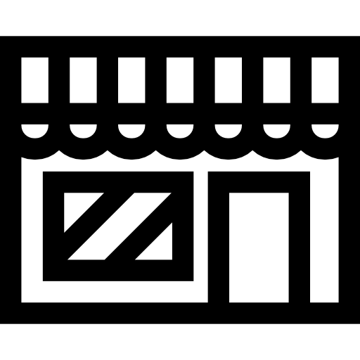 sklep internetowy Basic Straight Lineal ikona
