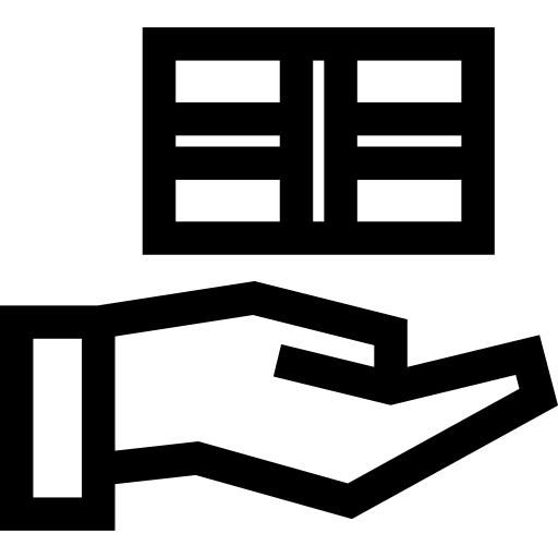 handgebaar Basic Straight Lineal icoon