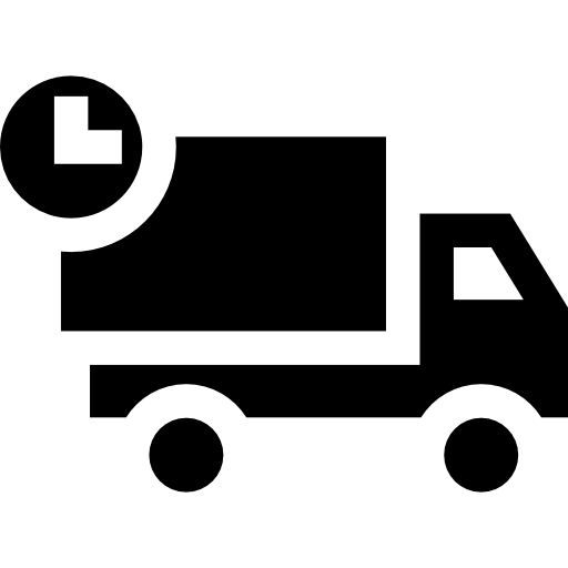 ciężarówka dostawcza Basic Straight Filled ikona