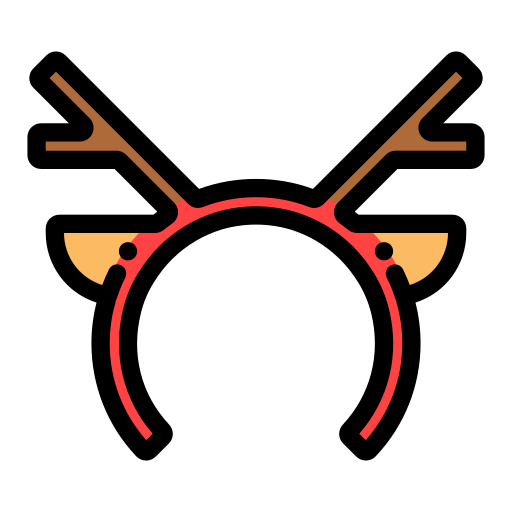 cuernos de ciervo Generic Outline Color icono