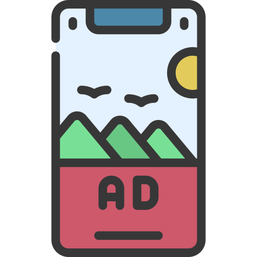 Mobile marketing Juicy Fish Soft-fill icon