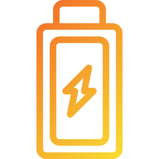 eco-batterij Generic Gradient icoon