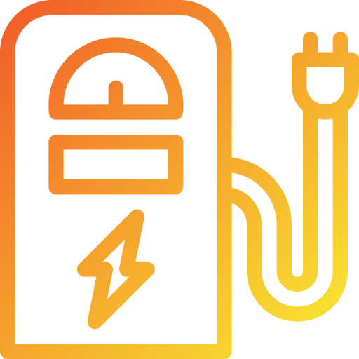carga eléctrica Generic Gradient icono