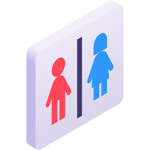 Туалет Gradient Isometric Gradient иконка