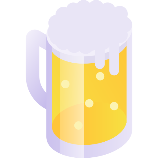 ビール Gradient Isometric Gradient icon