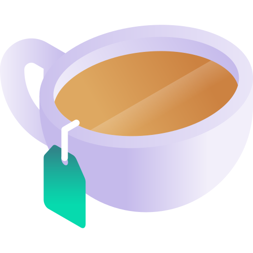 お茶 Gradient Isometric Gradient icon