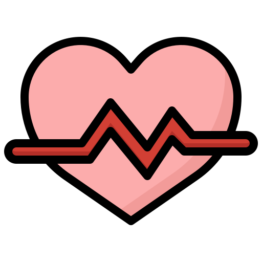 Heart beat Surang Lineal Color icon