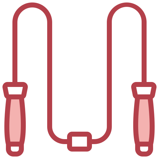 Skipping rope Surang Red icon