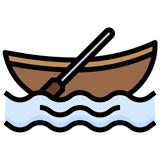 bote Surang Lineal Color icono