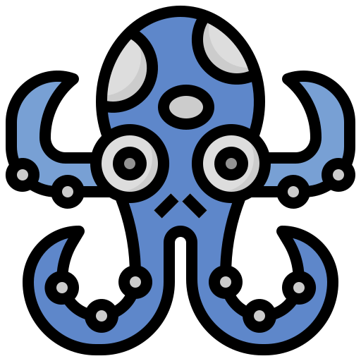kraken Surang Lineal Color icono