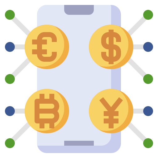 digitale währung Surang Flat icon