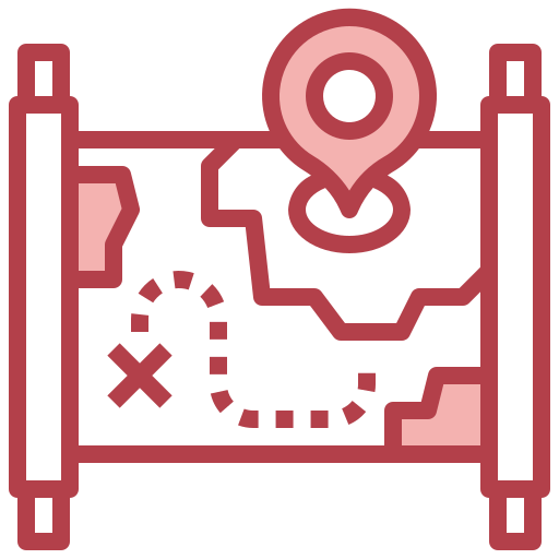 mapa del tesoro Surang Red icono