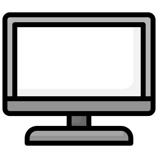 computadora Surang Lineal Color icono