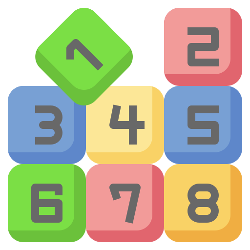 bloques numéricos Surang Flat icono