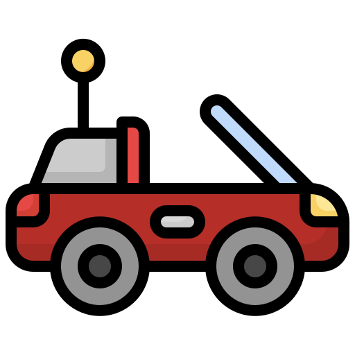 coche de juguete Surang Lineal Color icono