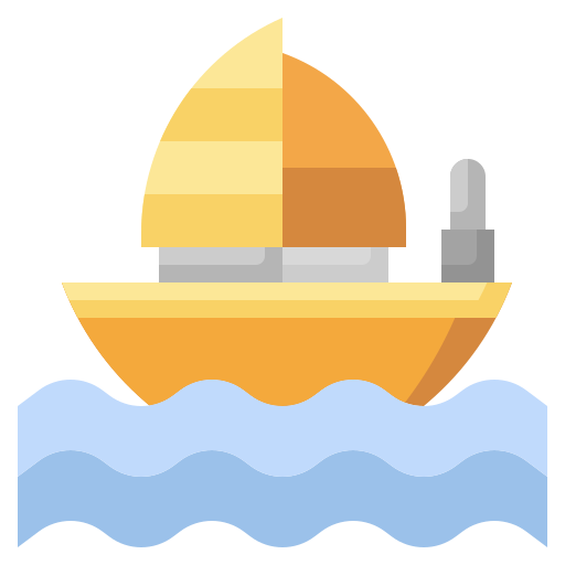 barco de juguete Surang Flat icono