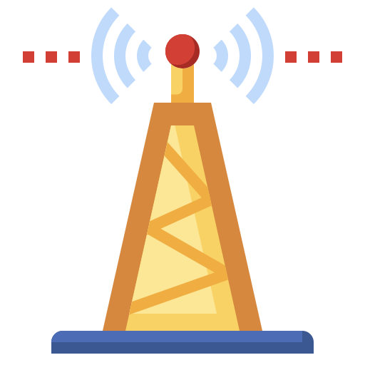 radio-antenne Surang Flat icoon