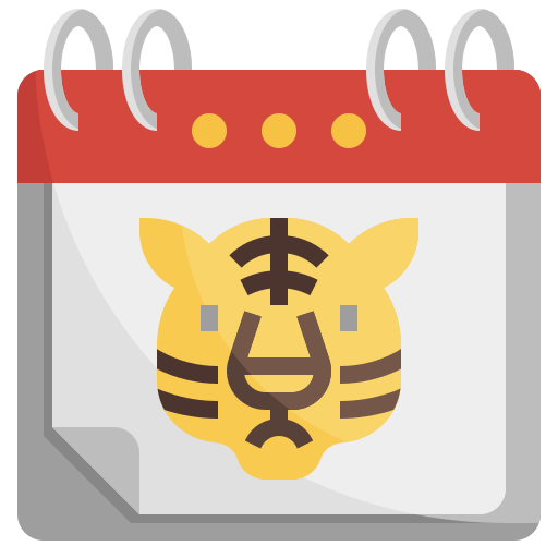 tygrys Surang Flat ikona