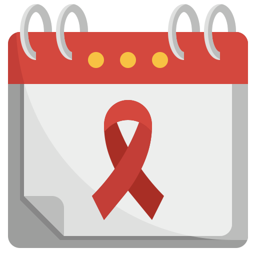 día mundial del sida Surang Flat icono