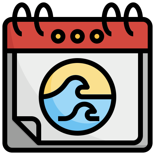 Ocean Surang Lineal Color icon