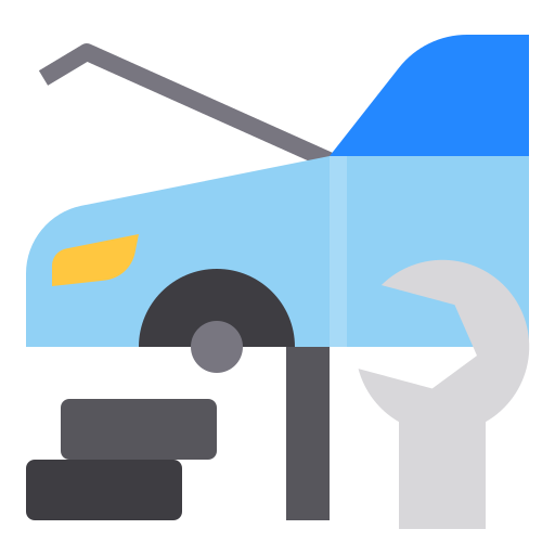 Car Payungkead Flat icon