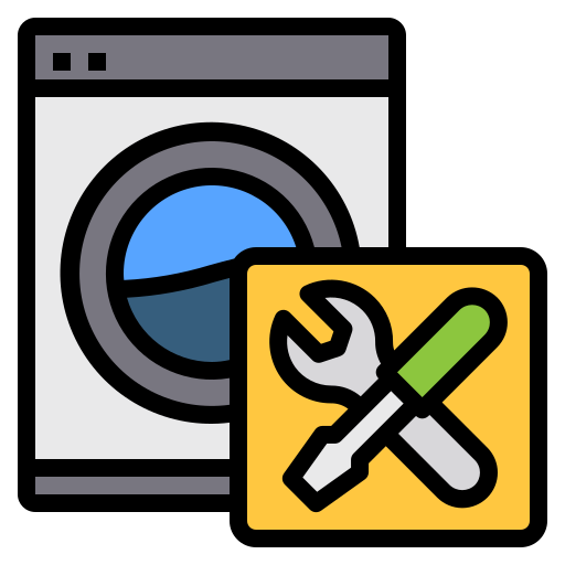 Washing machine Payungkead Lineal Color icon