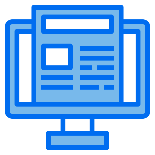 신문 Payungkead Blue icon