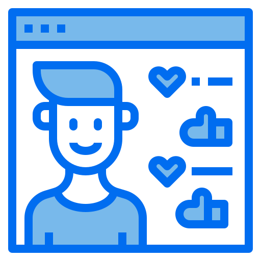 소셜 미디어 Payungkead Blue icon