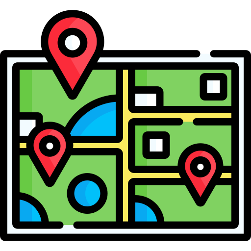 Street map Special Lineal color icon