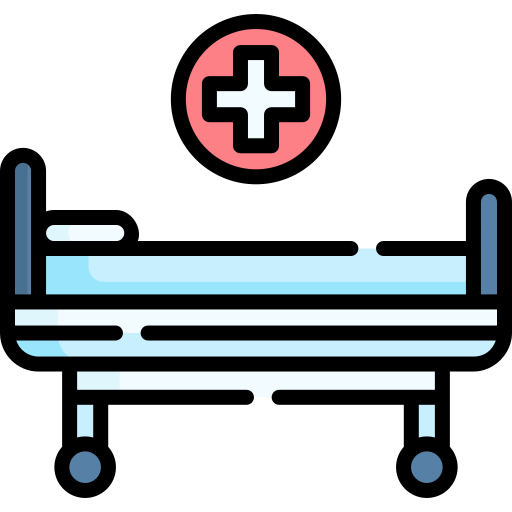 krankenhausbett Special Lineal color icon