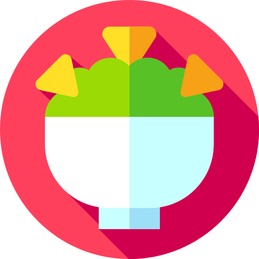 guacamole Flat Circular Flat icono