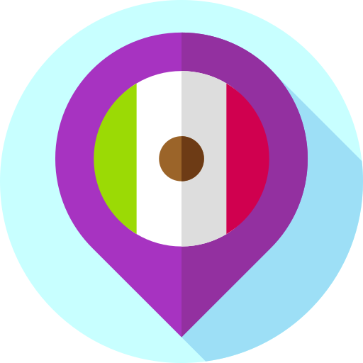 Mexico Flat Circular Flat icon