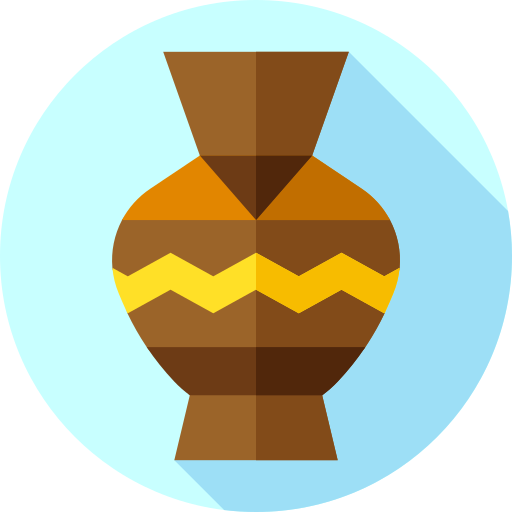 花瓶 Flat Circular Flat icon