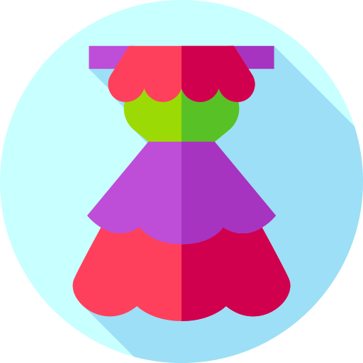 sukienka Flat Circular Flat ikona