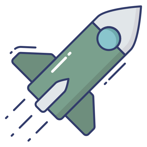 ロケット Dinosoft Lineal Color icon