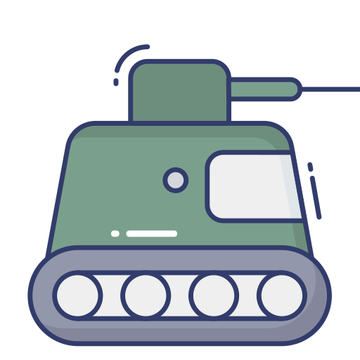 tanque Dinosoft Lineal Color icono