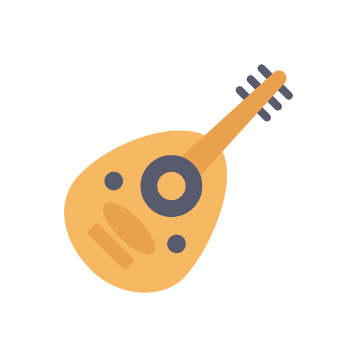 guitarra Dinosoft Flat icono