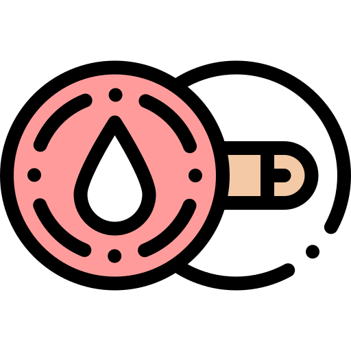 Blood donation Detailed Rounded Lineal color icon