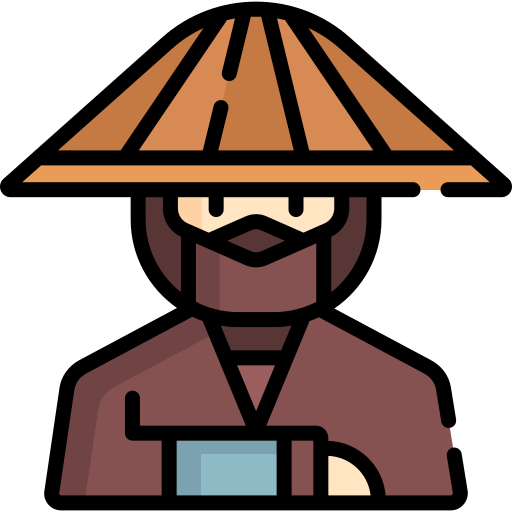 ninja Special Lineal color icono
