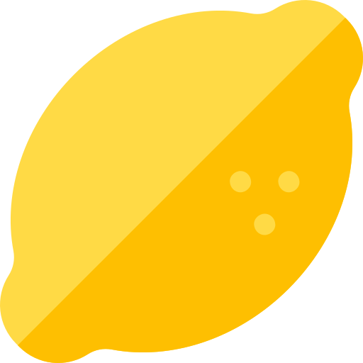 limão Basic Rounded Flat Ícone