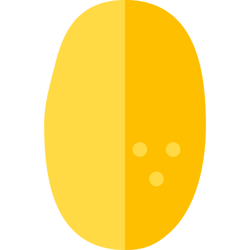 ziemniak Basic Rounded Flat ikona