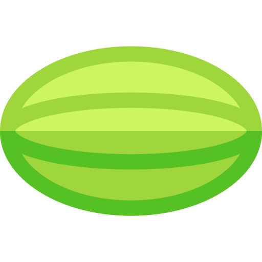 melón Basic Rounded Flat icono